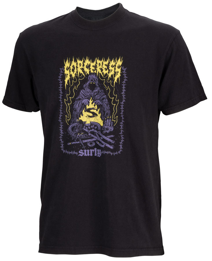 Surly Sorceress Short Sleeve Shirt Black - 2X-Large