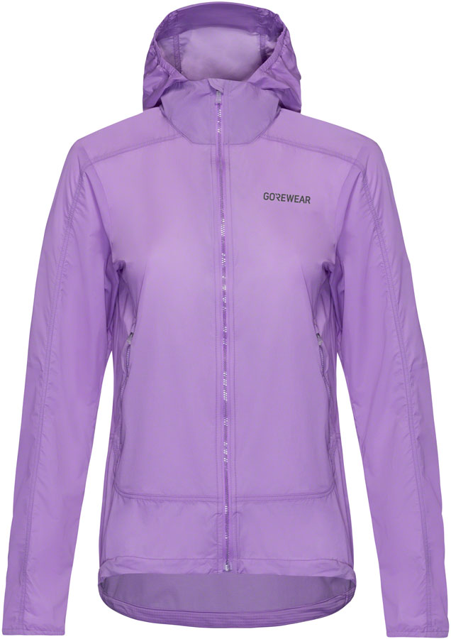 Gorewear Fernflow Hooded Windbreaker - Purple Women's X-Large