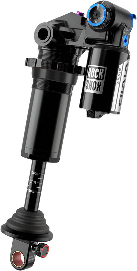 RockShox Vivid Coil Ultimate RC2T Rear Shock - 185 x 50mm Reb 55 / Comp 34 Adj. Hydraulic Bottom Out L/45 Standard Trunnion D1