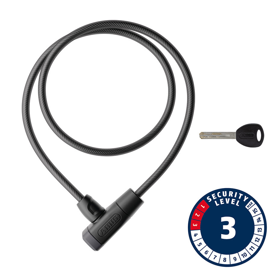 Abus Cavo 3410K Cable lock Key 10mm 85cm 2.8' Black