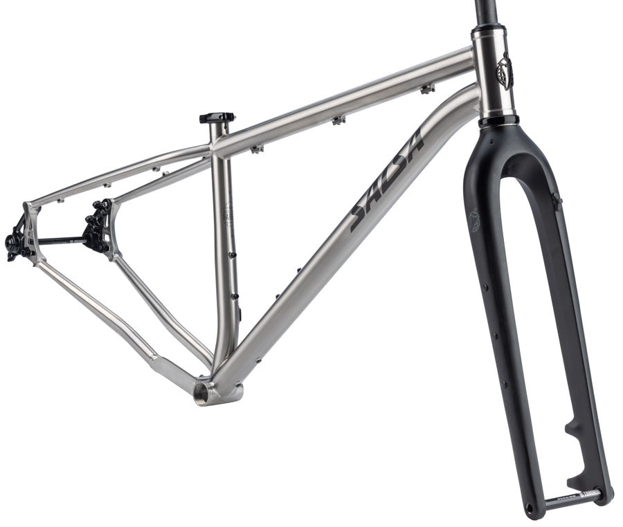 Salsa Fargo 32 Ti Frameset - 32" Titanium Brushed Titanium Large