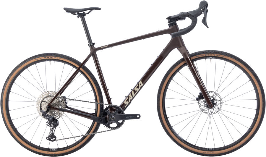 Salsa Flyway C GRX 610 12 Bike - 700c Carbon Dark Umber Large