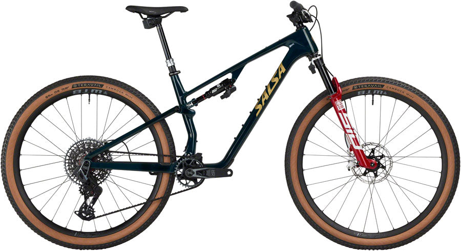 Salsa Spearfish C Deluxe X0 AXS Transmission Bike - 29" Carbon Midnight Carbon X-Small