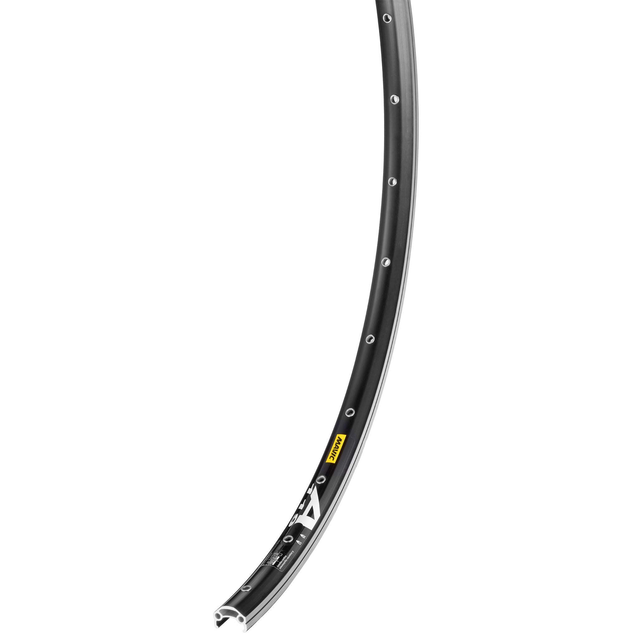 Mavic A119 Rim 700c Machined Sidewall 36h Black