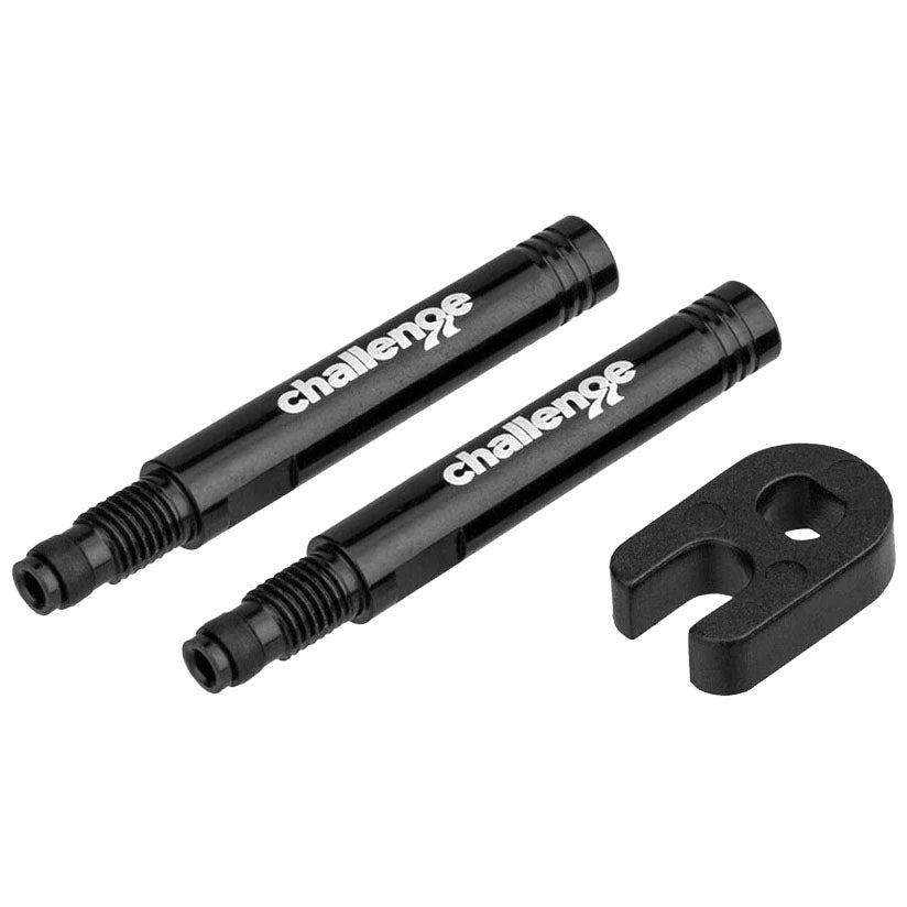 Challenge Tire Alloy Valve Extender Kit 41mm Black