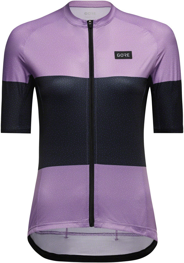 Gorewear Spirit Stripes Jersey - Purple/Orbit Blue Women's Large 12/14