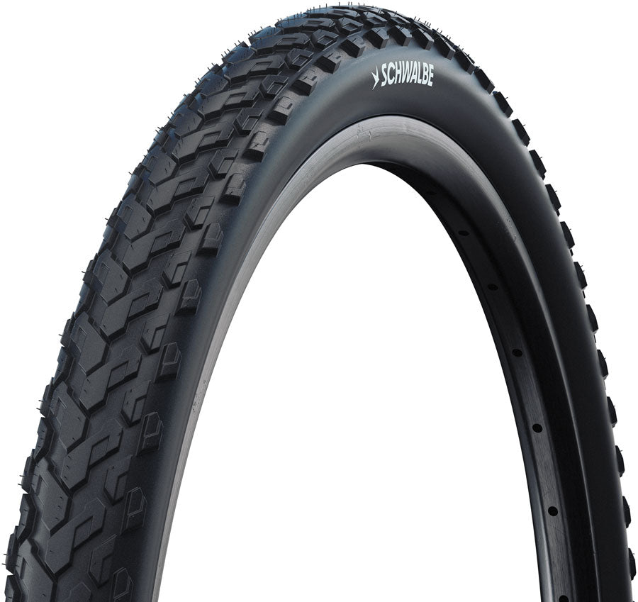 Schwalbe Motion Land Cruiser Tire - 700 x 45 Clincher Wire BLK Standard K-Guard Green E-25