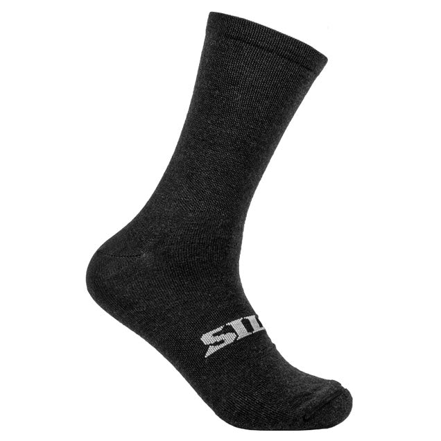 Silca Gravel Wool Socks Black Medium