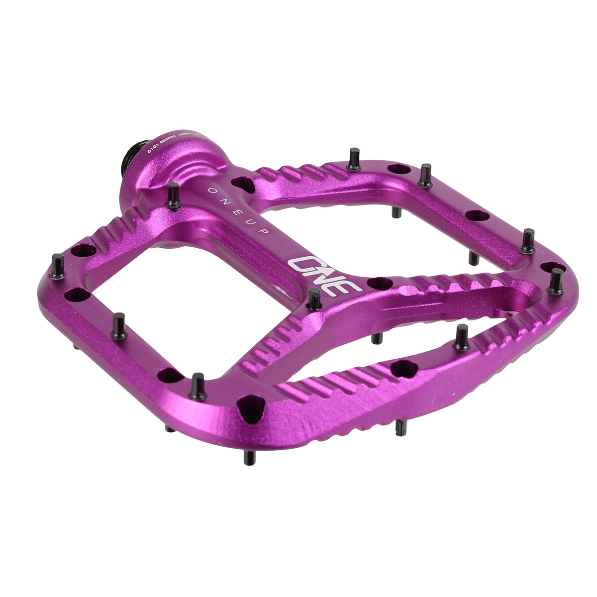 purple flat pedals OneUp Components Aluminum Schaltart:Nabe GT Avalanche Comp - Color:Pink Spell Made with lightweight yet
